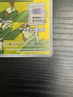 Pokemon TCG Pidgey 207/197 SV03: Obsidian Flames Full Art Card Nintendo 2023 NM - Image 5