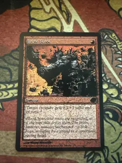 Mtg Magic Planar Chaos Brute Force Misprint Front And Back Error Card - Image 1