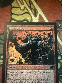Mtg Magic Planar Chaos Brute Force Misprint Front And Back Error Card - Image 2