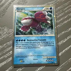 Pokemon Kyogre Call Of Legends SL6 Card 2011 - Image 1