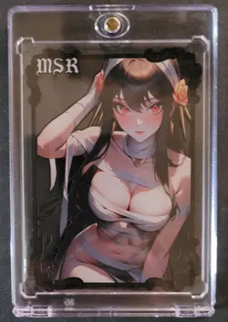 Goddess Story - Black Metal Waifu Card - NUMBERED #134/200 - Image 1