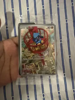 Riolu Full Art Pokemon Center Stamped Promo Card from Mega Evolutions Sealed - Image 1
