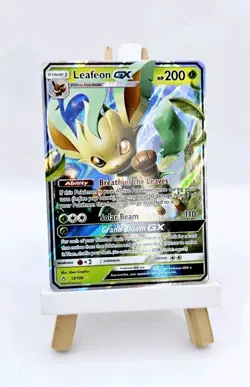 Pokemon - Leafeon GX - 13/156 - SM Ultra Prism - Half Art Card - NM - Image 1