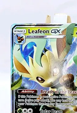 Pokemon - Leafeon GX - 13/156 - SM Ultra Prism - Half Art Card - NM - Image 2