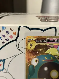 Pokemon TCG Ionos Bellibolt EX Gold Hyper Rare Card 188/159 Journey Together - Image 2