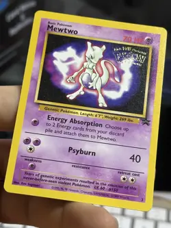 Mewtwo 3 1999 WB Movie Black Star Promo Rare WOTC Nintendo Pokemon Card TCG - Image 4