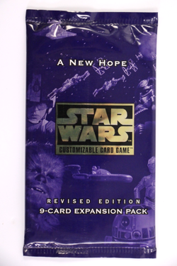Star Wars CCG A New Hope Booster Pack - 9 Cards Revised Edition - Image 1