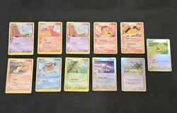 Pokemon WOTC E-Reader Lot Reverse Holo Magnemite Mareep Typhlosion Vintage Cards - Image 1
