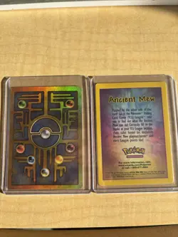 Ancient Mew Pokemon New Movie Promo Double Holo Foil Rare 1999-2000 Card - Image 2
