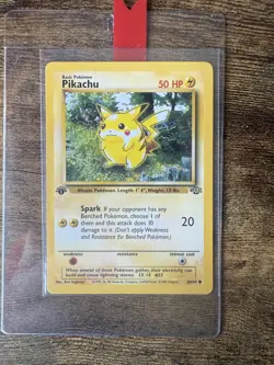 Lot of 7 WOTC Pokemon 1st Edition Jungle Pack-Fresh Cards | Pikachu, Eevee, Mint - Image 2