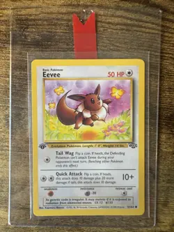 Lot of 7 WOTC Pokemon 1st Edition Jungle Pack-Fresh Cards | Pikachu, Eevee, Mint - Image 3