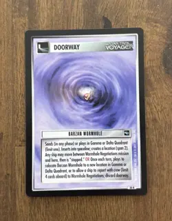 Star Trek CCG Voyager OPENED 40-Card Warp Starter Deck- Barzan Wormhole + Karden - Image 5