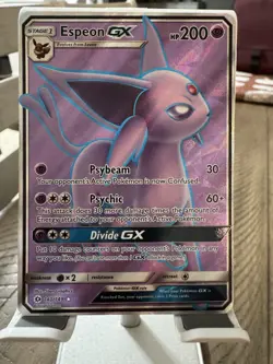 Pokemon Sun and Moon Umbreon GX and Espeon GX Collectible Card - Image 2