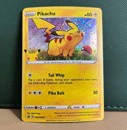 Pikachu SWSH039 Promo 2020 Holo Rare Holo Pokemon TCG Card NM - Image 1