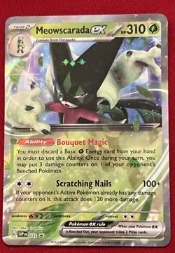 Meowscarada ex 033 Sv: Scarlet & Violet Promo Cards Holo - Image 1