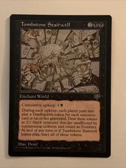 MTG Tombstone Stairwell, Mirage + Free Bonus MtG Magic The Gathering Cards - Image 1