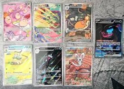 Lot of 7 Pokemon Full Art & Illustration Rare Cards Mint/Near Mint NM - Image 1