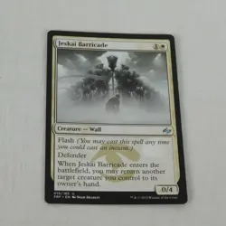Jeskai Barricade MTG 2015 White Creature Wall 015/185 Fate Reforged Uncommon - Image 1