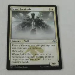 Jeskai Barricade MTG 2015 White Creature Wall 015/185 Fate Reforged Uncommon - Image 5