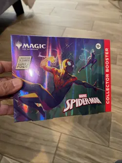 Magic The Gathering Marvel Spiderman Collector Booster Pack IN HAND - Image 1