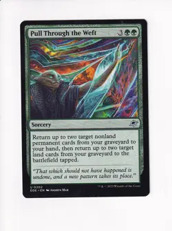 MAGIC THE GATHERING MTG EDGE OF ETERNITIES PULL THROUGH THE WEFT - Image 1