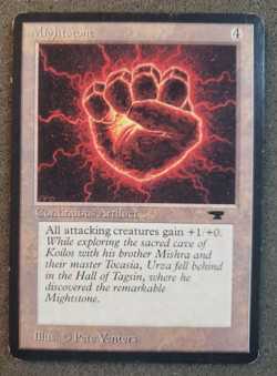 Antiquities ** Mightstone ** Mtg Magic (SP) (DS3D1PO)........................... - Image 1