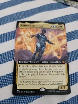 NM Cosmic Spider-Man, MTG, Marvel's Spider-Man, Magic the Gathering - Image 1