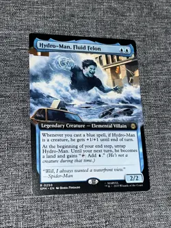 MtG Spider-Man: Hydro-Man, Fluid Felon, Extended Art M/NM SPM 0250 - Image 1
