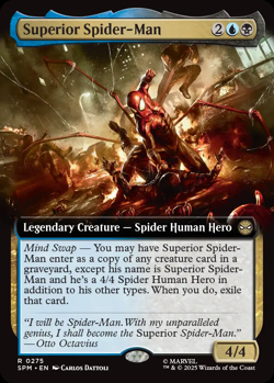 1x (275) Superior Spider-Man - FOIL - EXTENDED ART MTG Marvel's Spider-Man NM Ma - Image 1