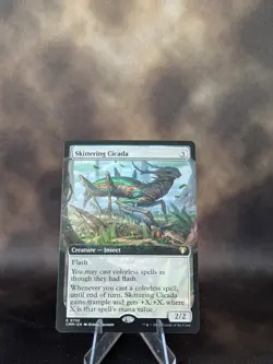 Skittering Cicada (Extended Art) Commander Masters Regular - Image 1
