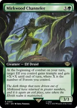 Mirkwood Channeler (Extended Art) - Universes Beyond: The Lord of the Rings - Image 1