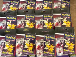 Lot Of 12 Pokemon TCG Trick or Trade Hanger Packs 2025 Halloween 15 Cards Packs - Image 1