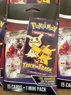 Lot Of 12 Pokemon TCG Trick or Trade Hanger Packs 2025 Halloween 15 Cards Packs - Image 2