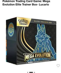 Pokemon Mega Evolution Elite Trainer Box Lucario ETB PRESALE Ships 9/26 - Image 1