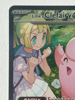 2025 Pokemon Journey Together Lillie’s Clefairy Ex 184/159 SIR - Image 3