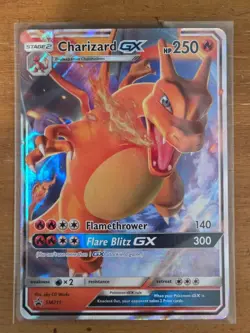 2019 Pokemon Charizard GX Holo Black Star Promo SM211 - Image 1