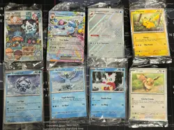 Pokemon 2025 Holiday Calendar Stamped Promos COMPLETE SET OF 8 NEW SEALED - Image 1