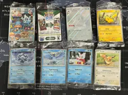 Pokemon 2025 Holiday Calendar Stamped Promos COMPLETE SET OF 8 NEW SEALED - Image 2