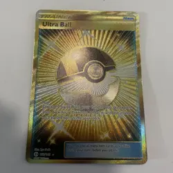 Ultra Ball (Secret) 161/149 SM Base Set Holo Sun & Moon Pokemon - Image 3