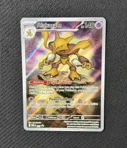 Pokemon TCG Alakazam 009 Mega Evolution ETB Promo NM - Image 1