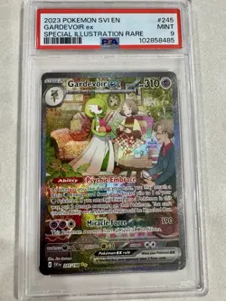 Pokemon TCG Gardevoir EX Special Illustration Paldean Fates 245/198 PSA 9 Mint - Image 1