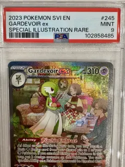 Pokemon TCG Gardevoir EX Special Illustration Paldean Fates 245/198 PSA 9 Mint - Image 3