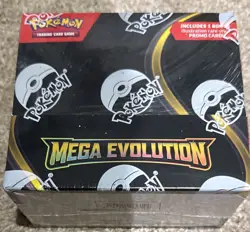 Pokemon TCG - Mega Evolution - ENHANCED Booster Box - SEALED NEW IN HAND - Image 1