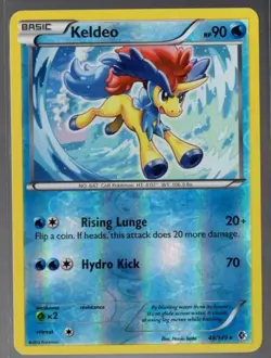 Keldeo - 48/149 - Boundaries Crossed - Pokemon TCG - LP - Reverse Holo Rare - Image 1