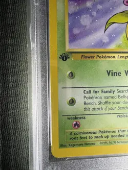 1999 Pokemon Jungle Bellsprout 49/64 1st Edition PSA GEM MINT 10 - Image 3