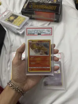 2017 Pokemon SM Black Star Shining HO-OH Holo #SM70 Promo PSA 9 Mint - Image 1