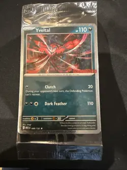 Sealed Yveltal 088/132 Holo Mega Evolution Pokemon Tcg GAMESTOP STAMPED PROMO! - Image 1