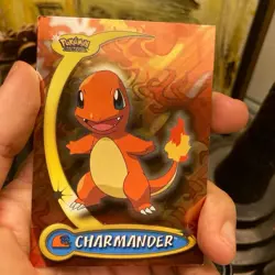 Charmander #17 Pokemon Topps Advanced Challenge 2004 Very Rare Foil Holo - Image 1