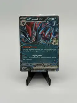 Pokemon TCG Journey Together N's Zoroark EX Double Rare Holo 098/159 NM - Image 1