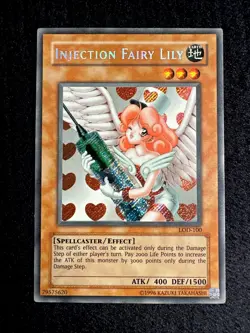 🔥YUGIOH • INJECTION OF FAIRY LILY • SECRET RARE • LOD-100 • UNLIMITED • VLP 🔥 - Image 1